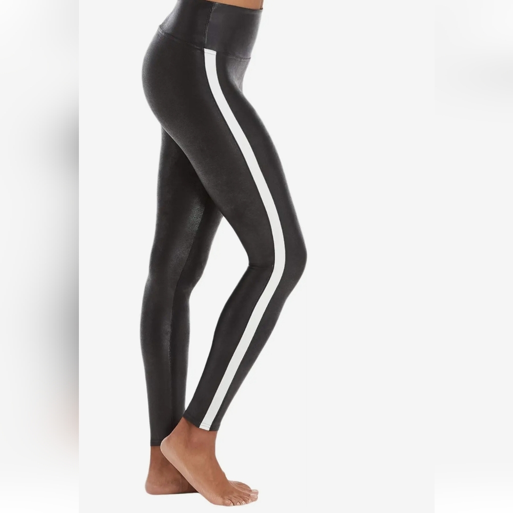 NWT! Spanx faux side stripe legging XS